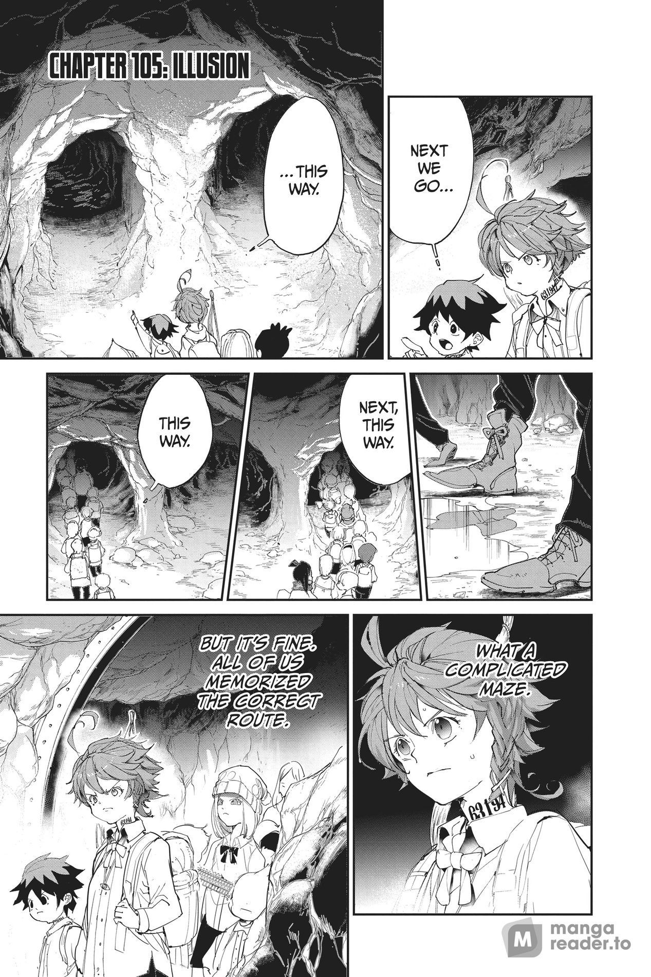 The Promised Neverland, Chapter 105 image 01