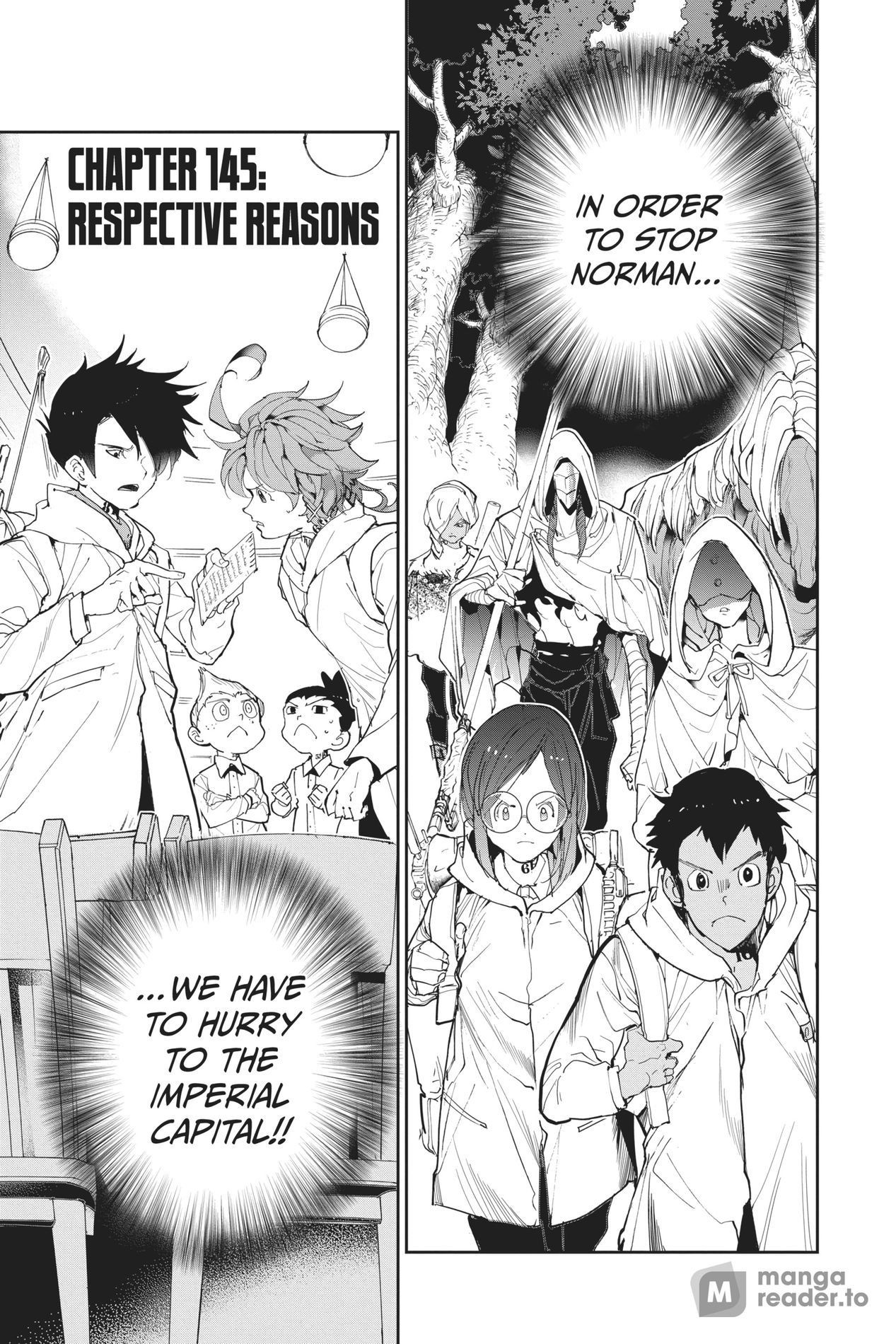 The Promised Neverland, Chapter 145 image 01